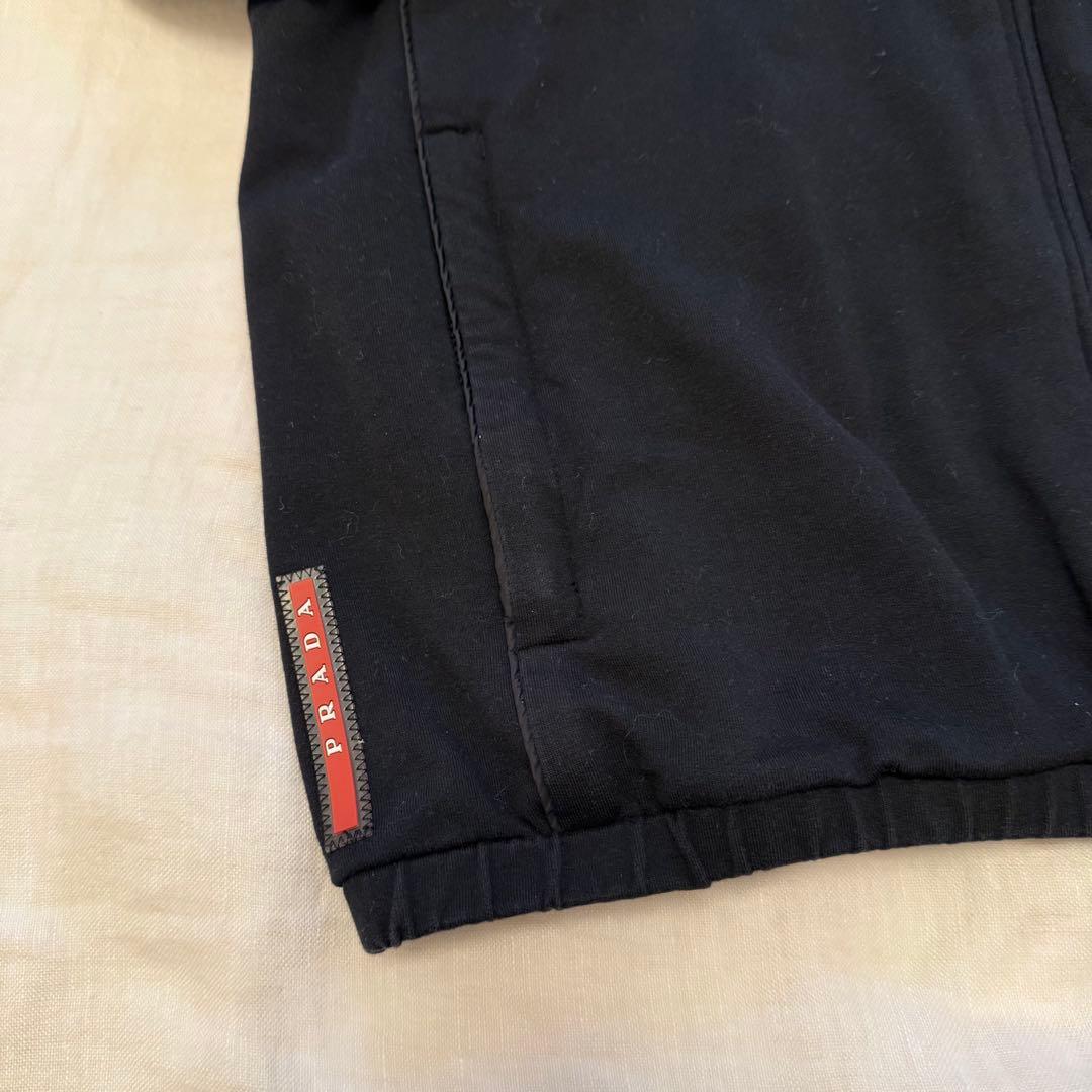 PRADA SPORTS プラダ フルジップパーカー/ナイロンコンビ Mサイズ