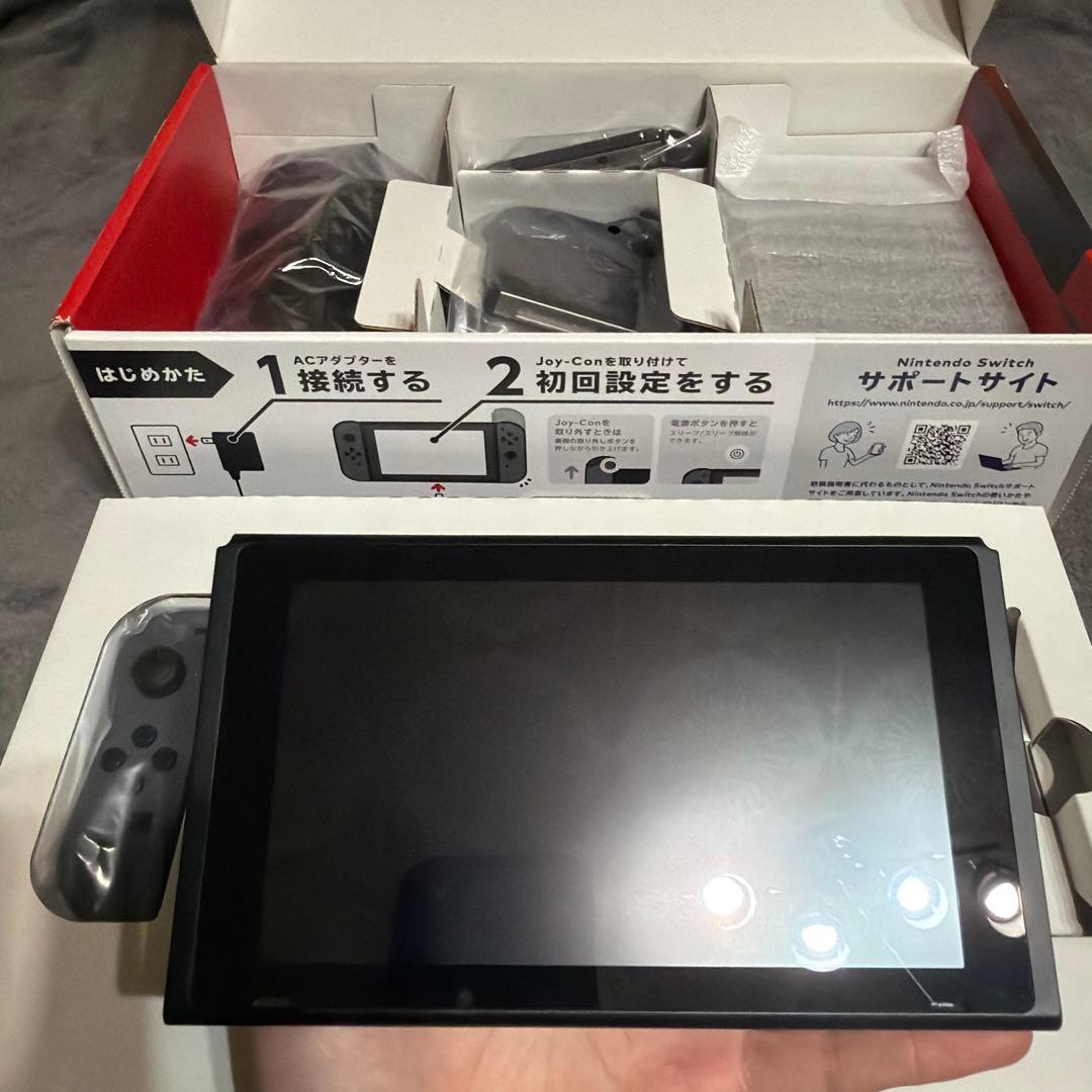 超美品　Nintendo Switch 本体 グレー