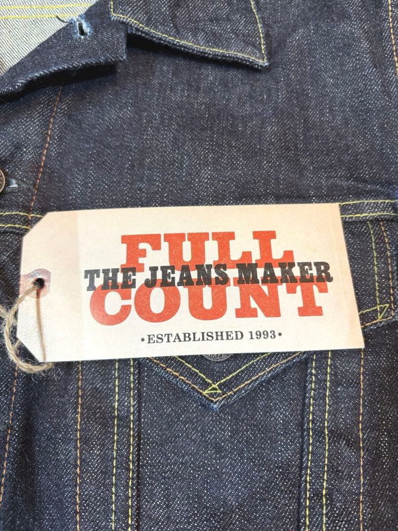 ジャケット・アウター FULLCOUNT 15.5 oz 3rd TYPE 2101XX W