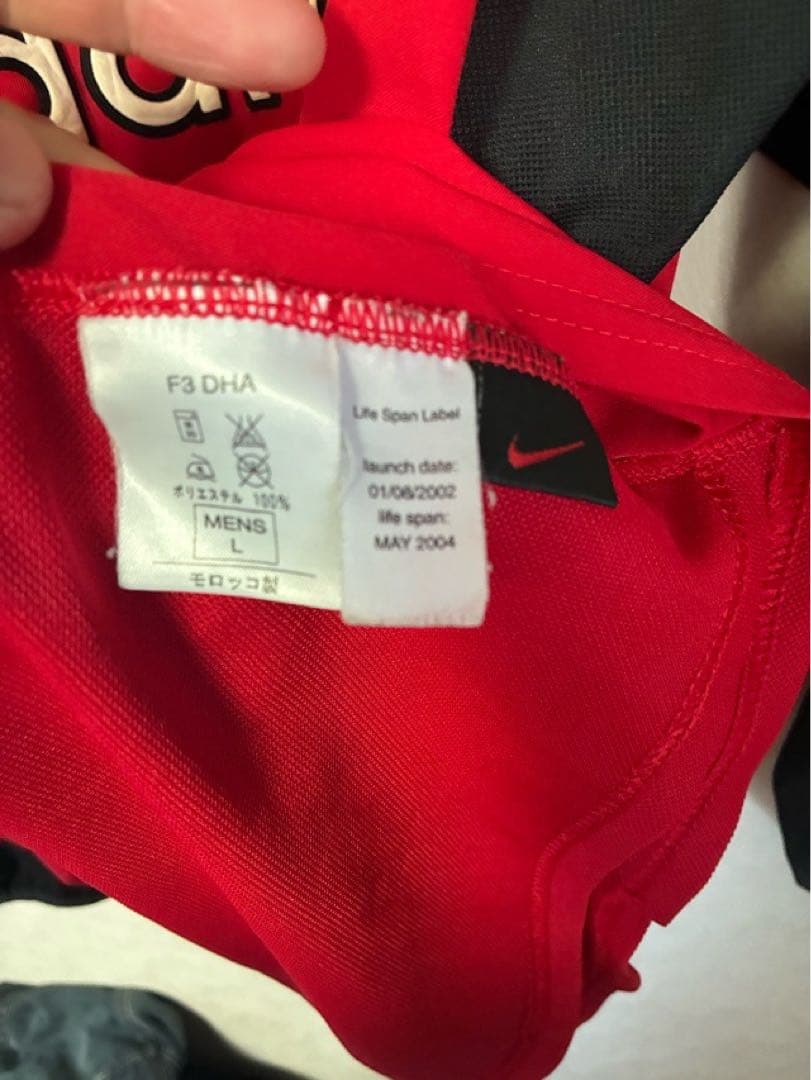 NIKE ナイキ マンチェスターユナイテッド 03-05 長袖 ユニフォーム L