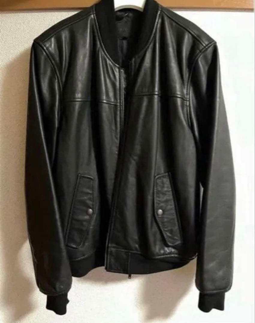 N*e様 OLD GAP レザージャケット 牛革 Lサイズ　短丈90s ボンバー