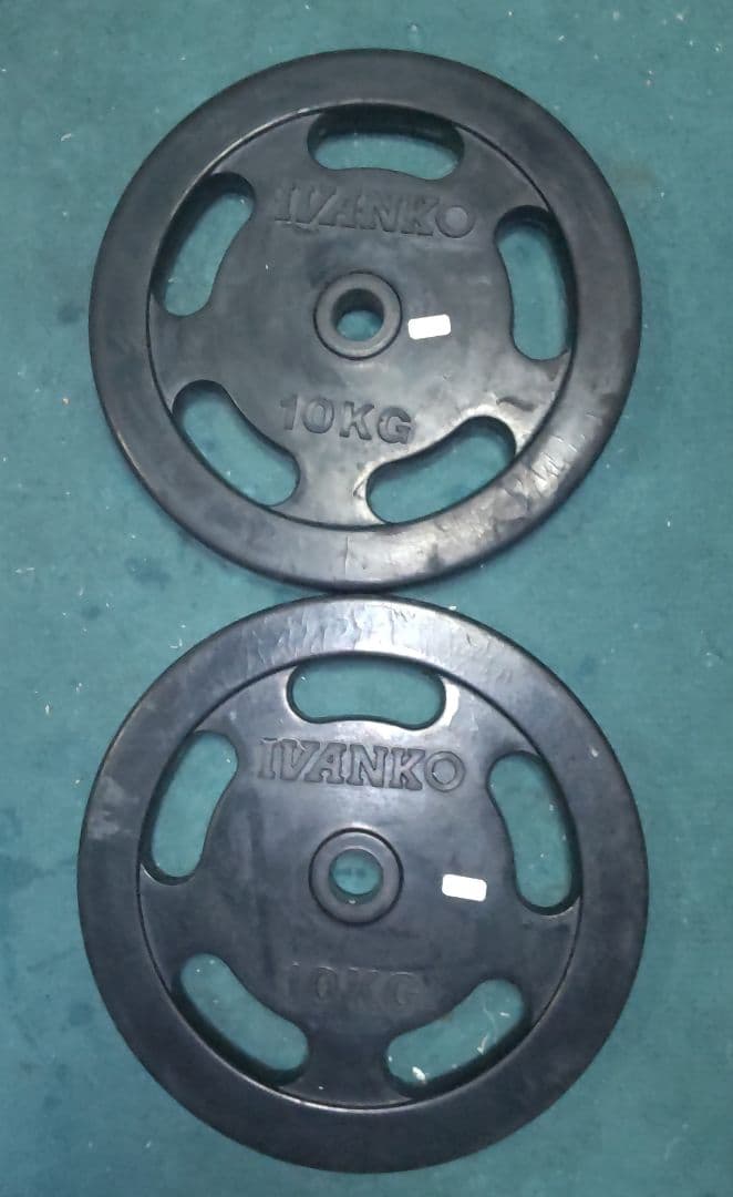 IVANKO 10kgプレート2枚 28mm 用