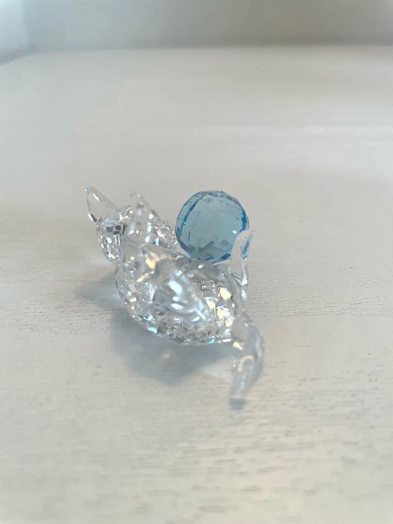 スワロフスキー クリスタル 廃盤品『子ネコ（ブルーボール）』 631857