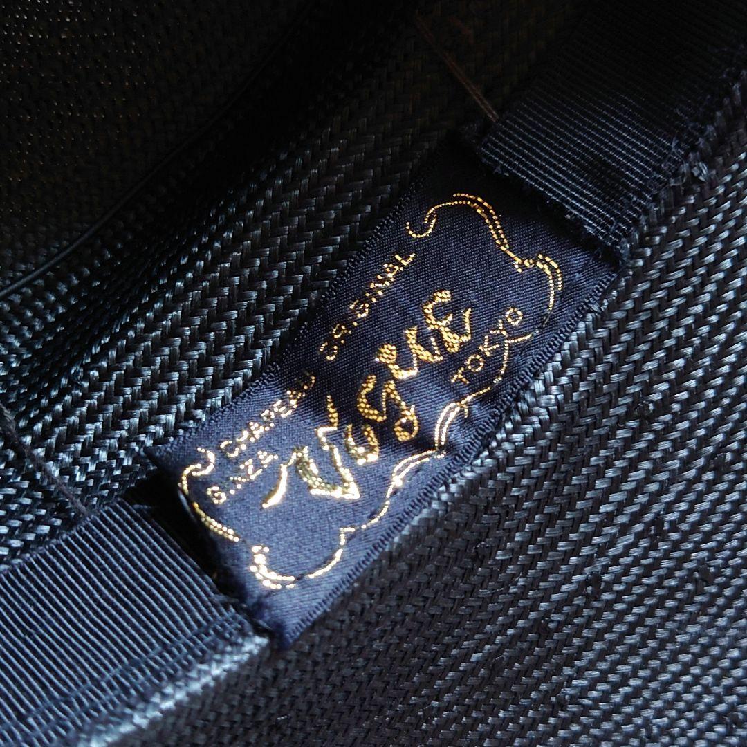 銀座ボーグ GINZA VOGUE 帽子 ハット 黒 リボン