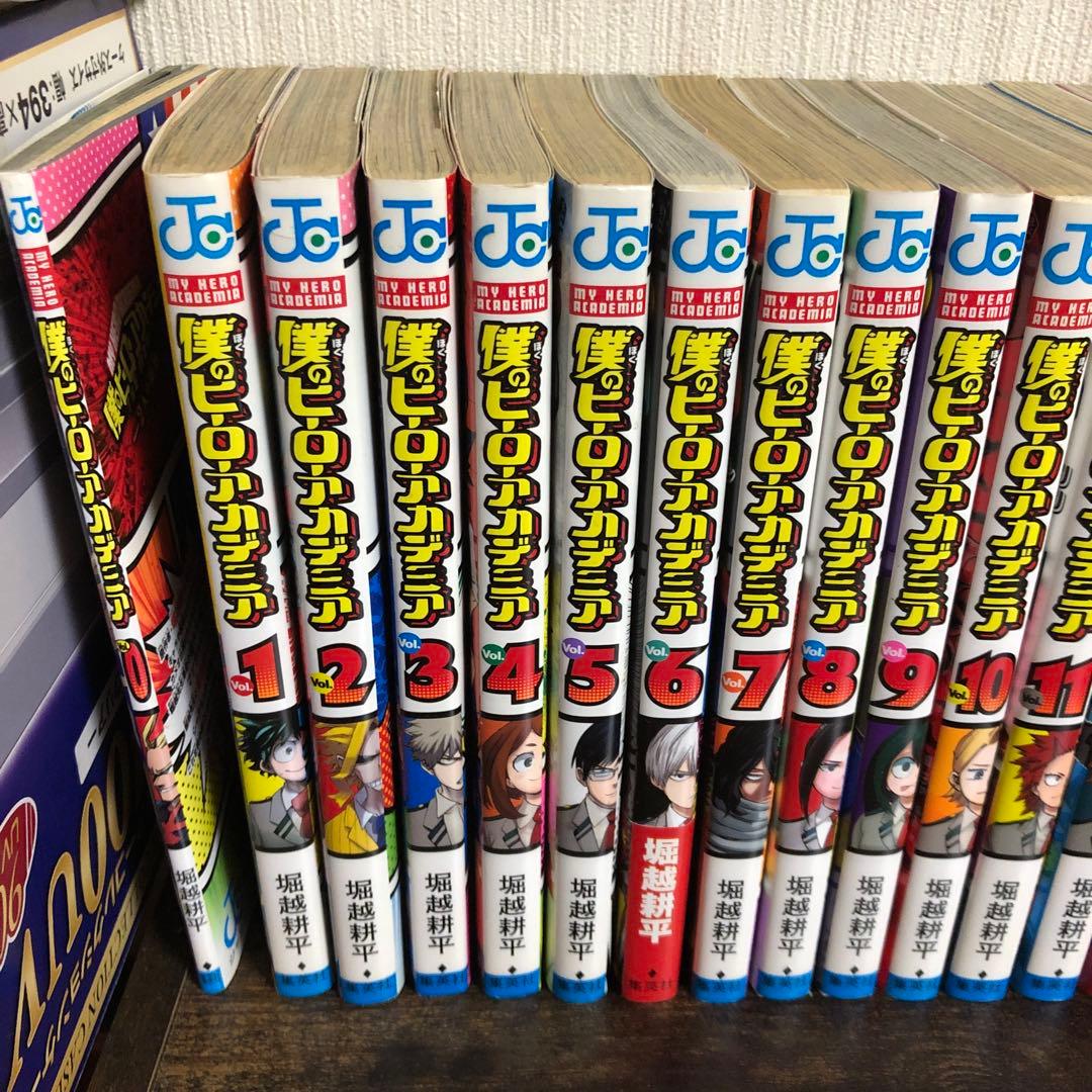 僕のヒーローアカデミア　初版　帯付　多数　1〜36巻　38巻