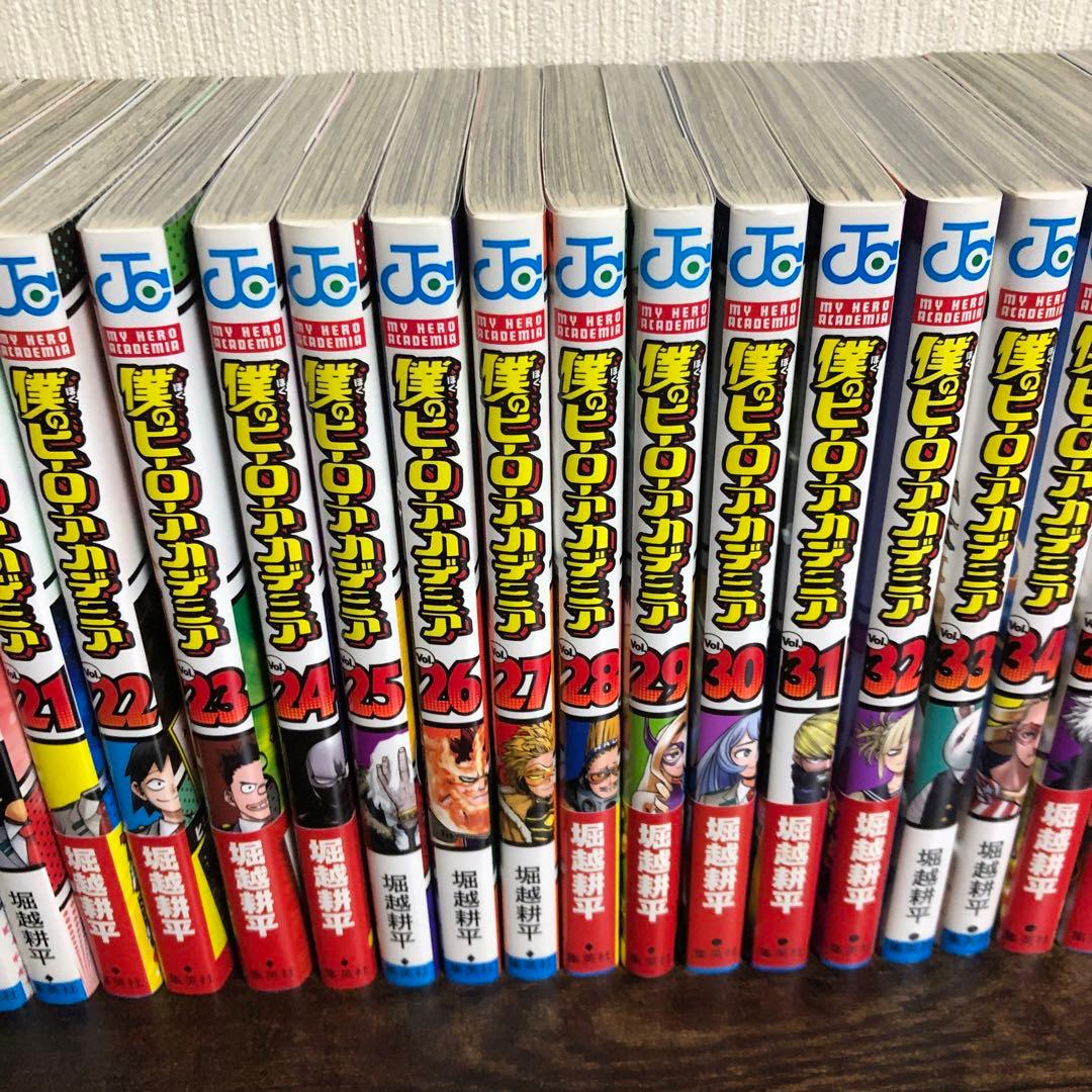 僕のヒーローアカデミア　初版　帯付　多数　1〜36巻　38巻