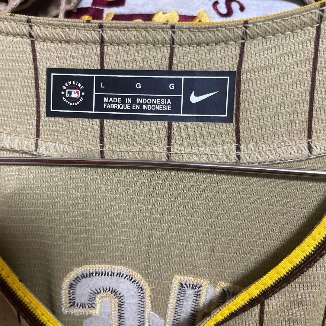 【NIKE】パドレス タティスJRユニフォーム XL相当