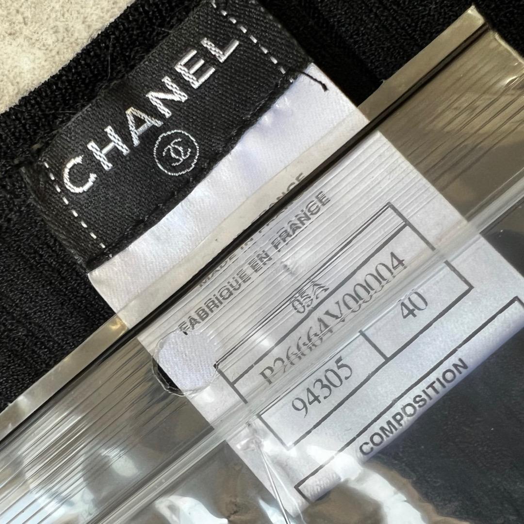 ✨美品✨シャネル CHANEL ココマーク マルチリブ ニットワンピース 40