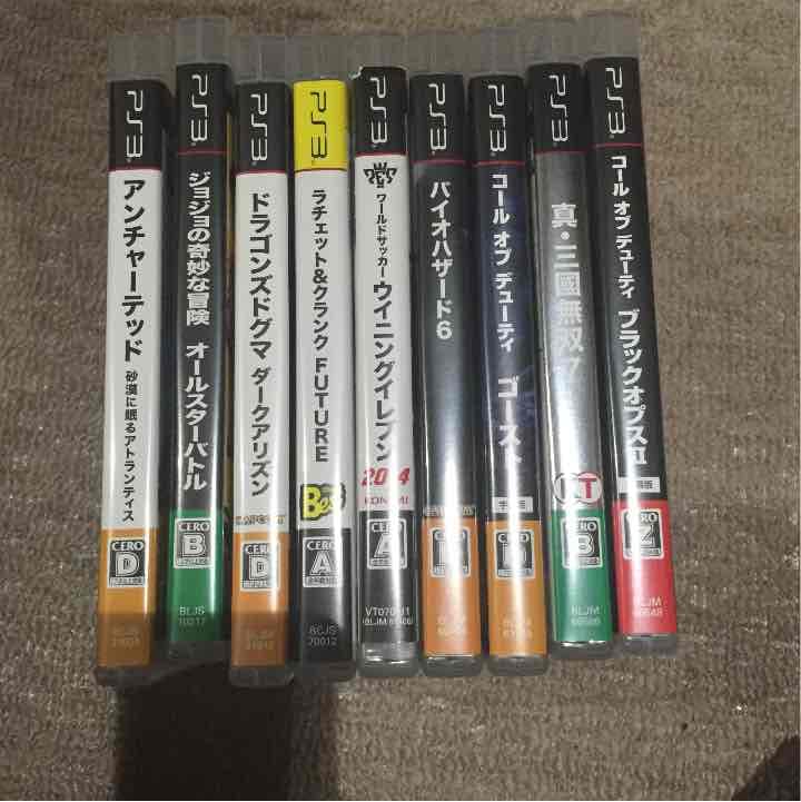 ps3 本体 美品 ＋ ソフト9タイトル＋コントローラ3個