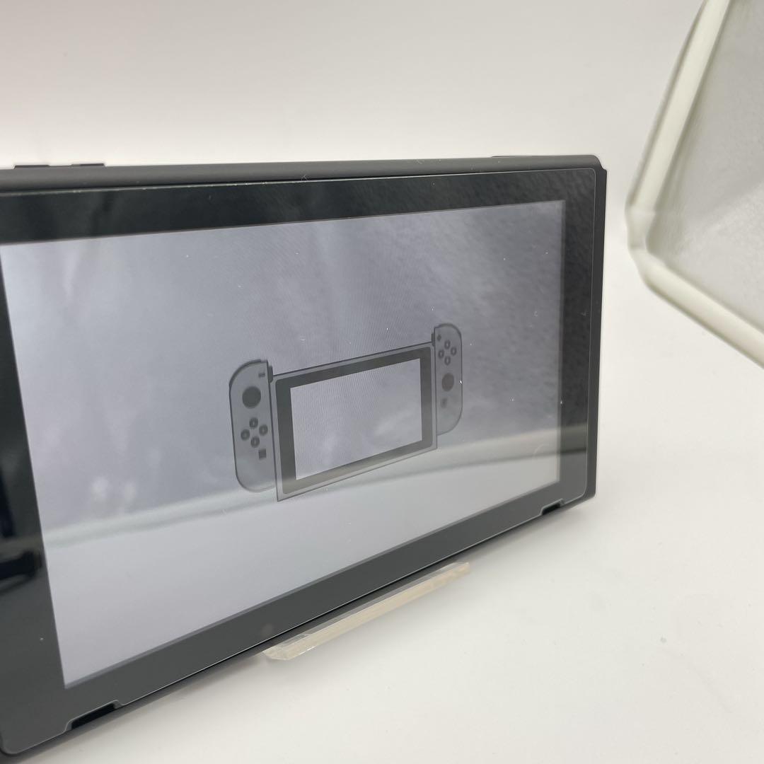 Nintendo Switch 本体 グレー 強化ガラスフィルム付き