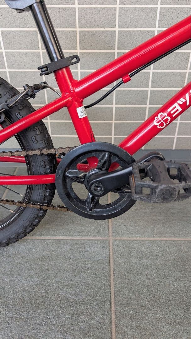 ヨツバサイクル ヨツバゼロ 16インチ ヒーローレッド 子供用 自転車