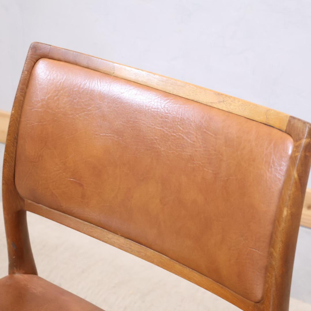 J.L.Moller モラー チーク材 No.80 ダイニングチェア 北欧家具