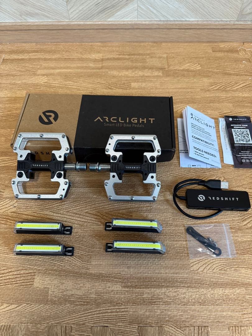 Redshift ライト内蔵ペダル Arclight MTB ¥40000 美品