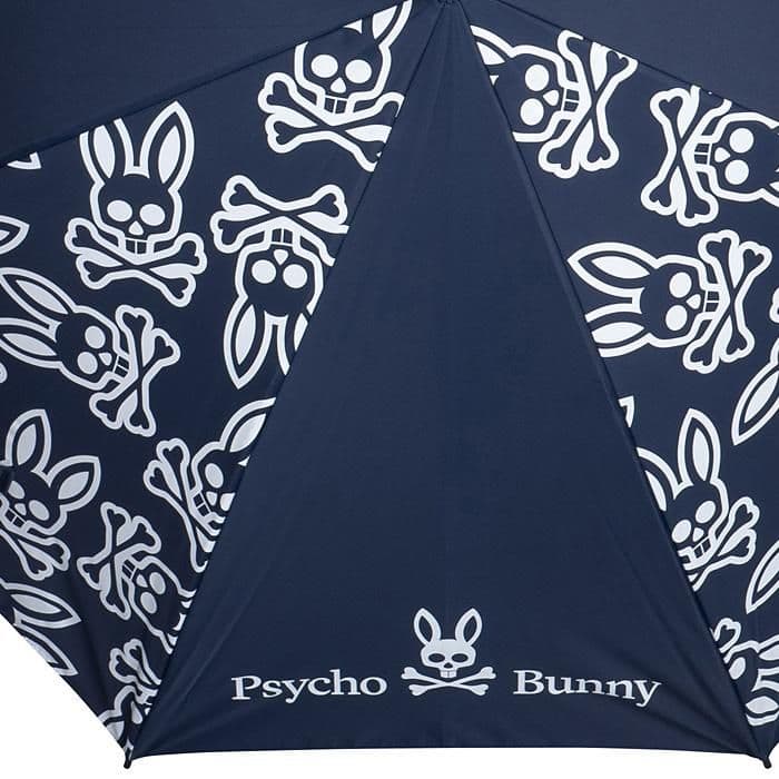 【新品】サイコバニー Psycho Bunny アンブレラ 傘晴雨兼用UV加工