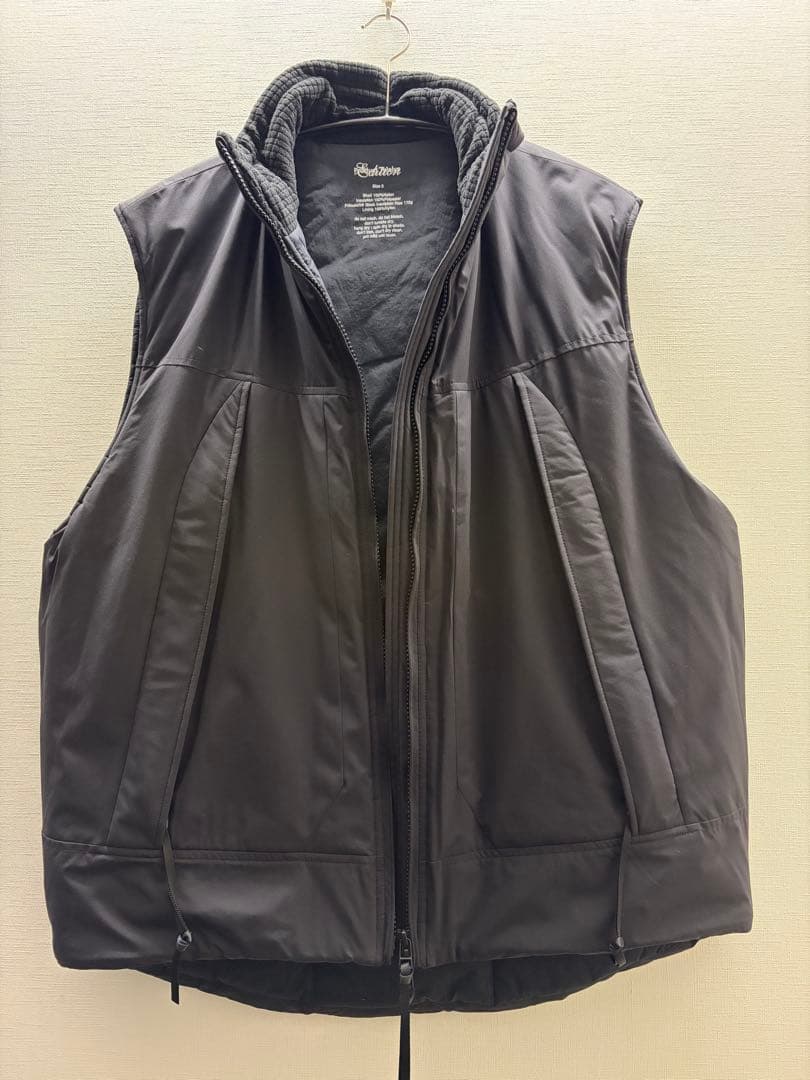 エディション/プロダクトトゥエルブ　中綿ベスト　黒　サイズ2（M/L）　美品