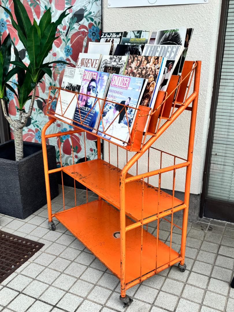 Vintage 80s Industrial Display Rack 引取限定