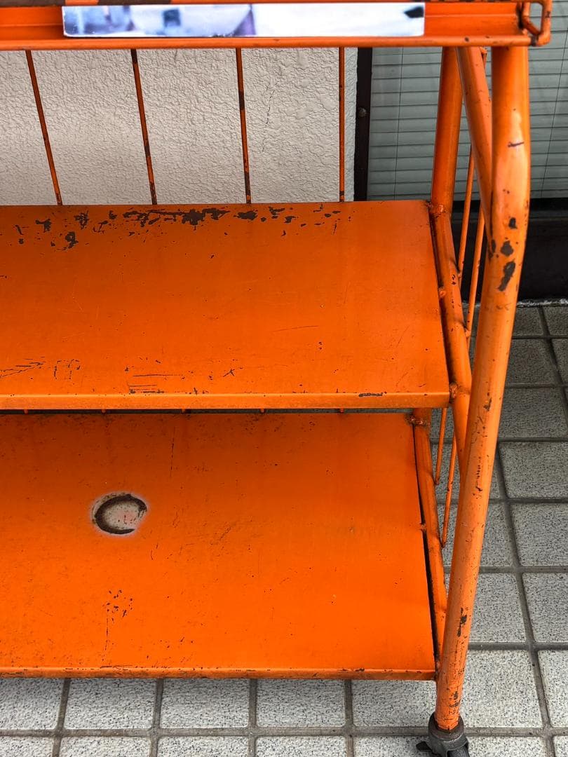 Vintage 80s Industrial Display Rack 引取限定