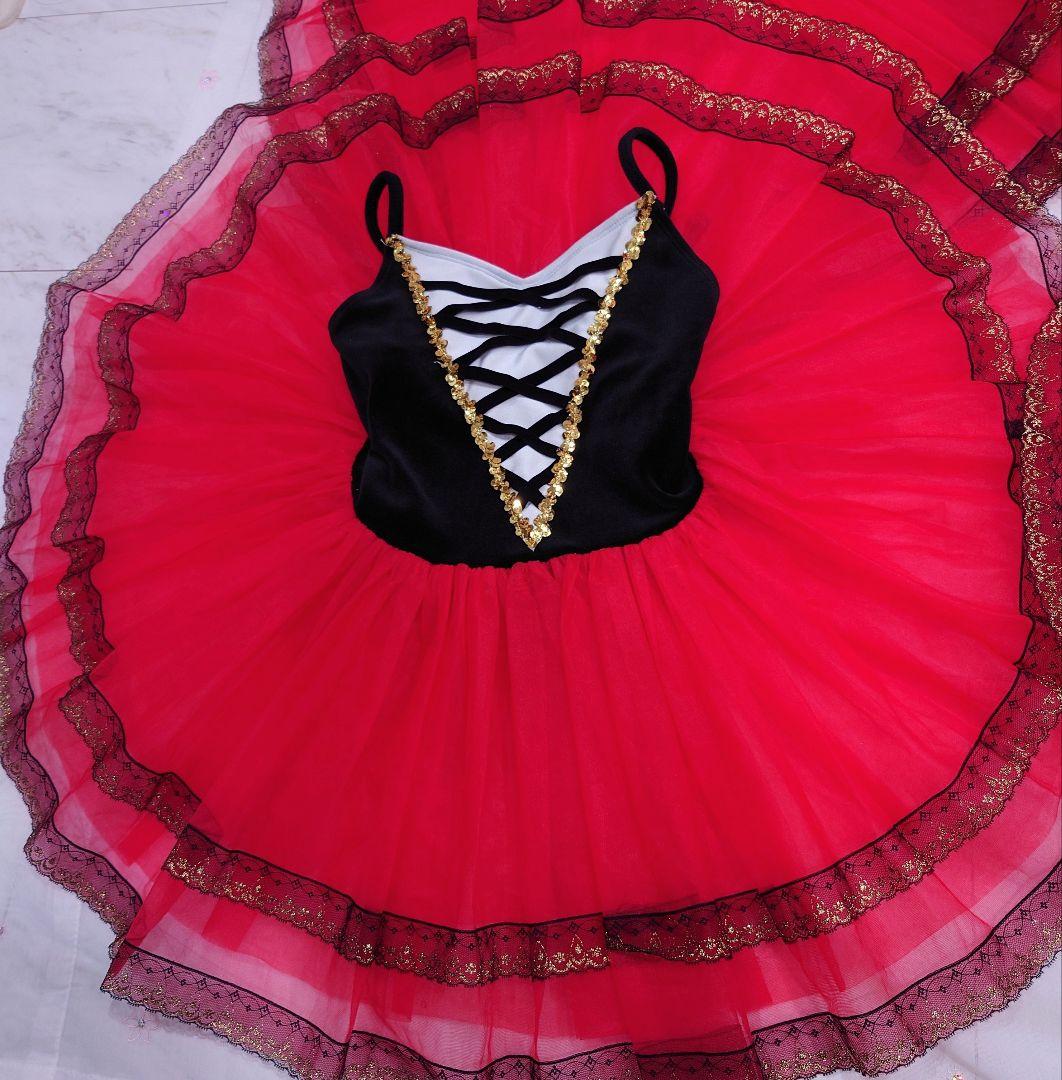 【スペインの踊り、小品】 チャコットバレエ衣裳 美品 キッズ４着