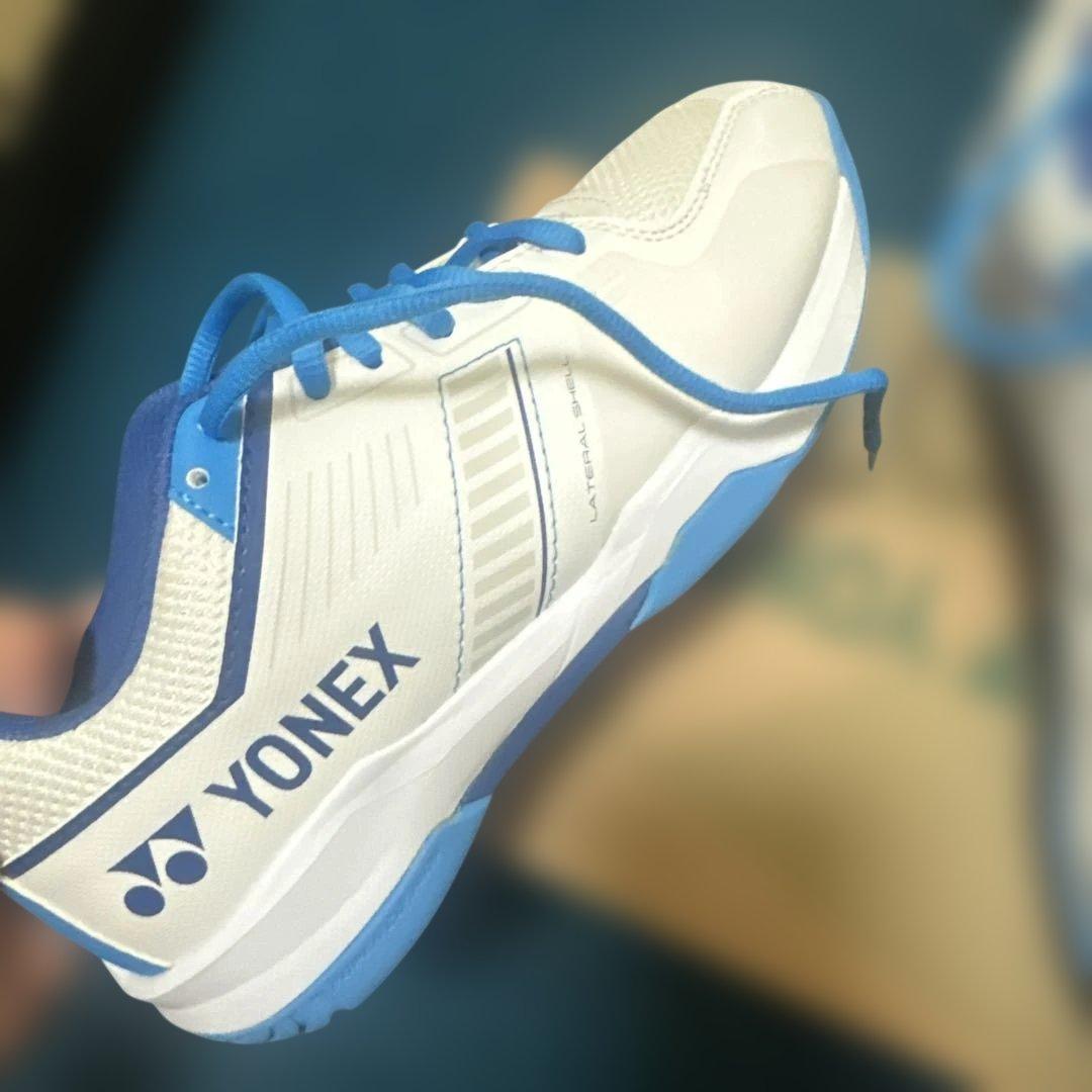 YONEX バドミントンシューズ SHB-SF1 25.5cm ホワイト/ブルー