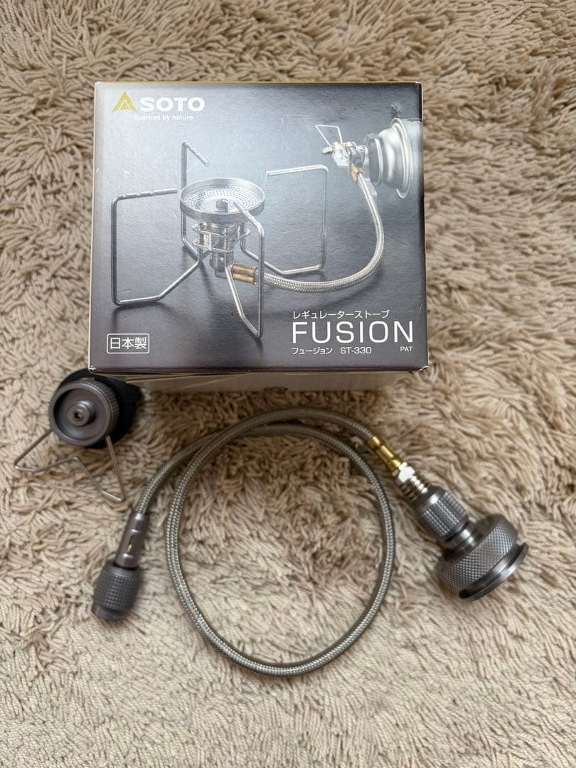 SOTO レギュレーターストーブ ST-330 延長ホース ガス缶変換器具付
