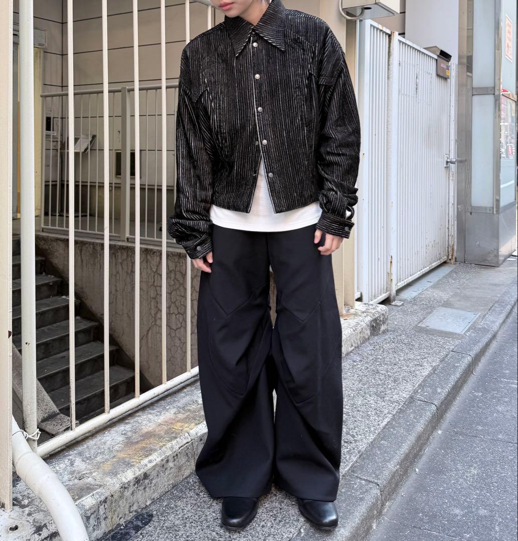 ジャケット・アウター KIKO KOSTADINOV KRANER CROPPED SHIRT