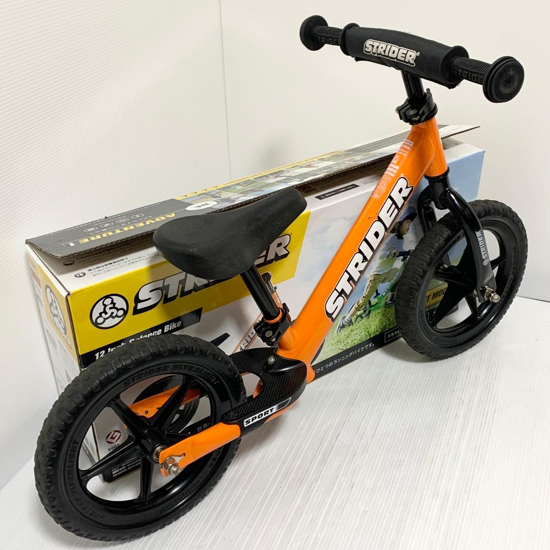 ストライダー スポーツ sport 12インチ キックバイク オレンジ 箱付き