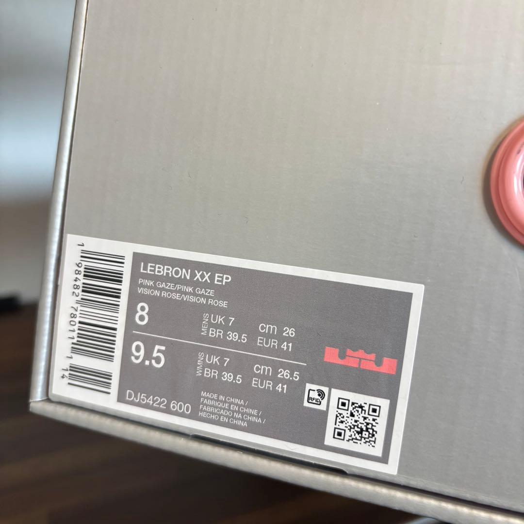 シューズ(男性用) NIKE LeBron 20 EP 26.0cm