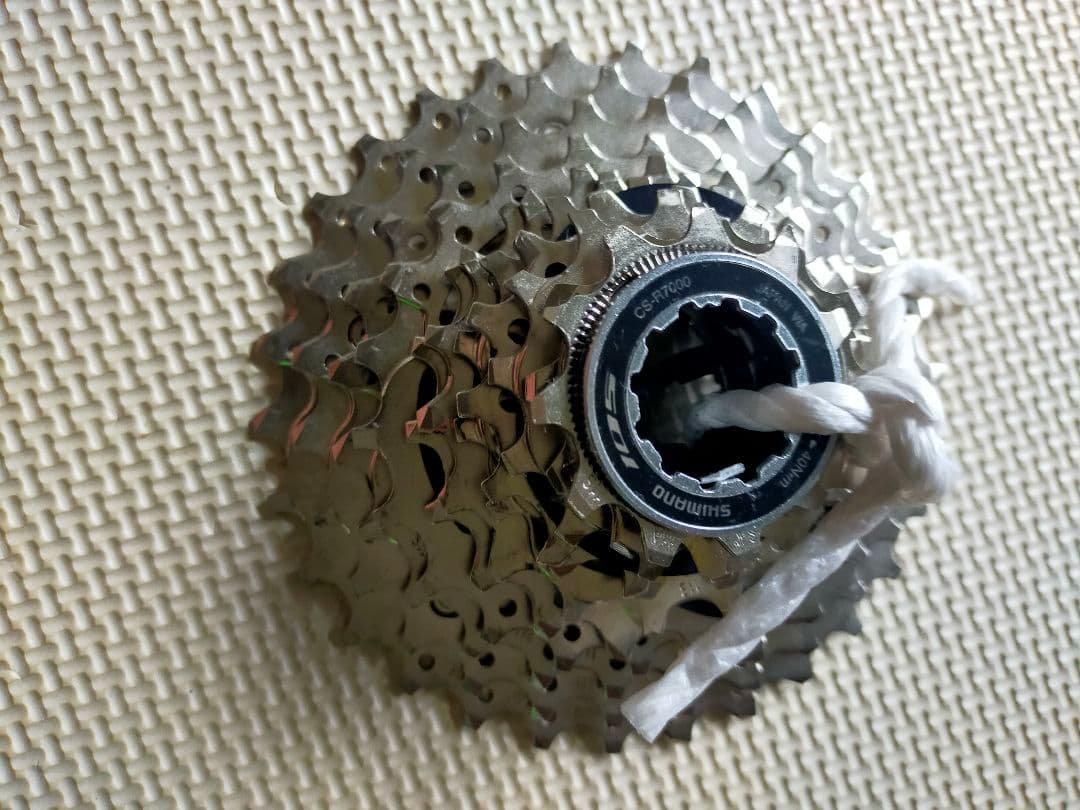 SUPERTEAM 50mm カーボンホイール　スプロケ＆タイヤ付き