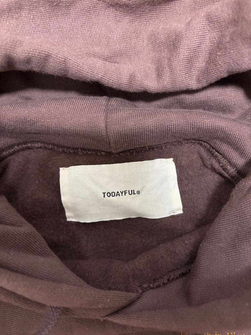 Useful Sweat Parka トゥデイフル　パーカー　ブラウン