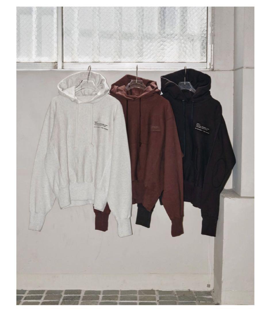 Useful Sweat Parka トゥデイフル　パーカー　ブラウン