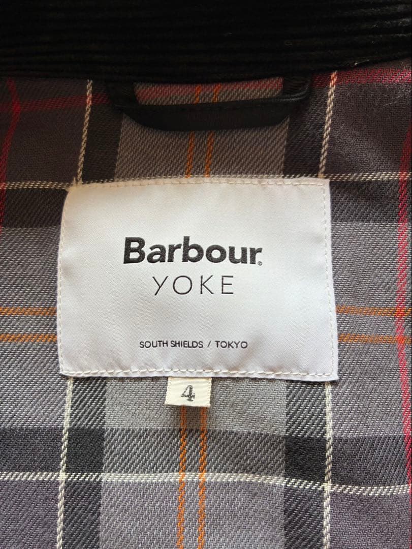 Barbour YOKE ブラックジャケット サイズ4