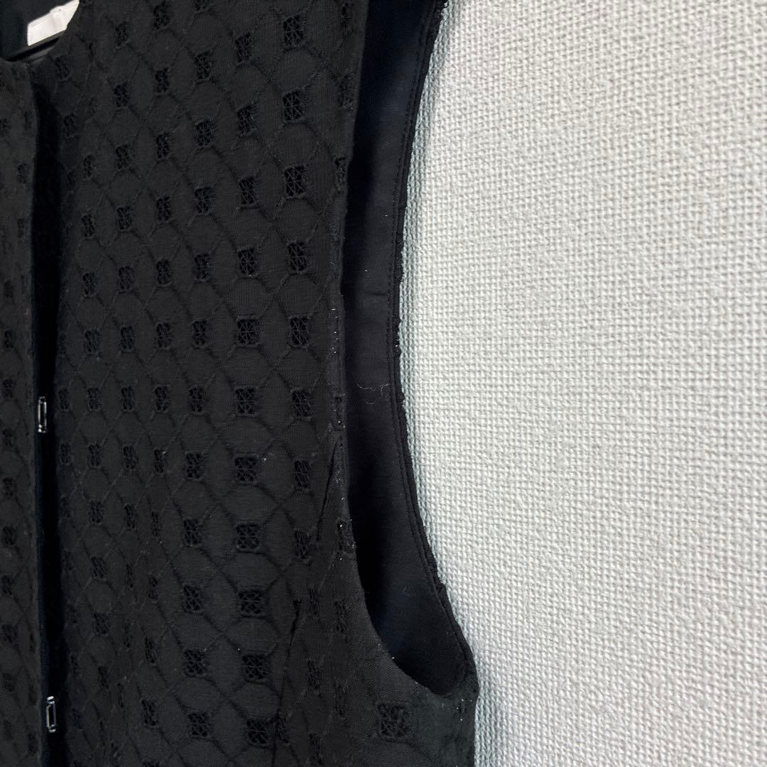 完売品 トゥモローランド Ballseyコットンエンブロイダリーコクーンジレ