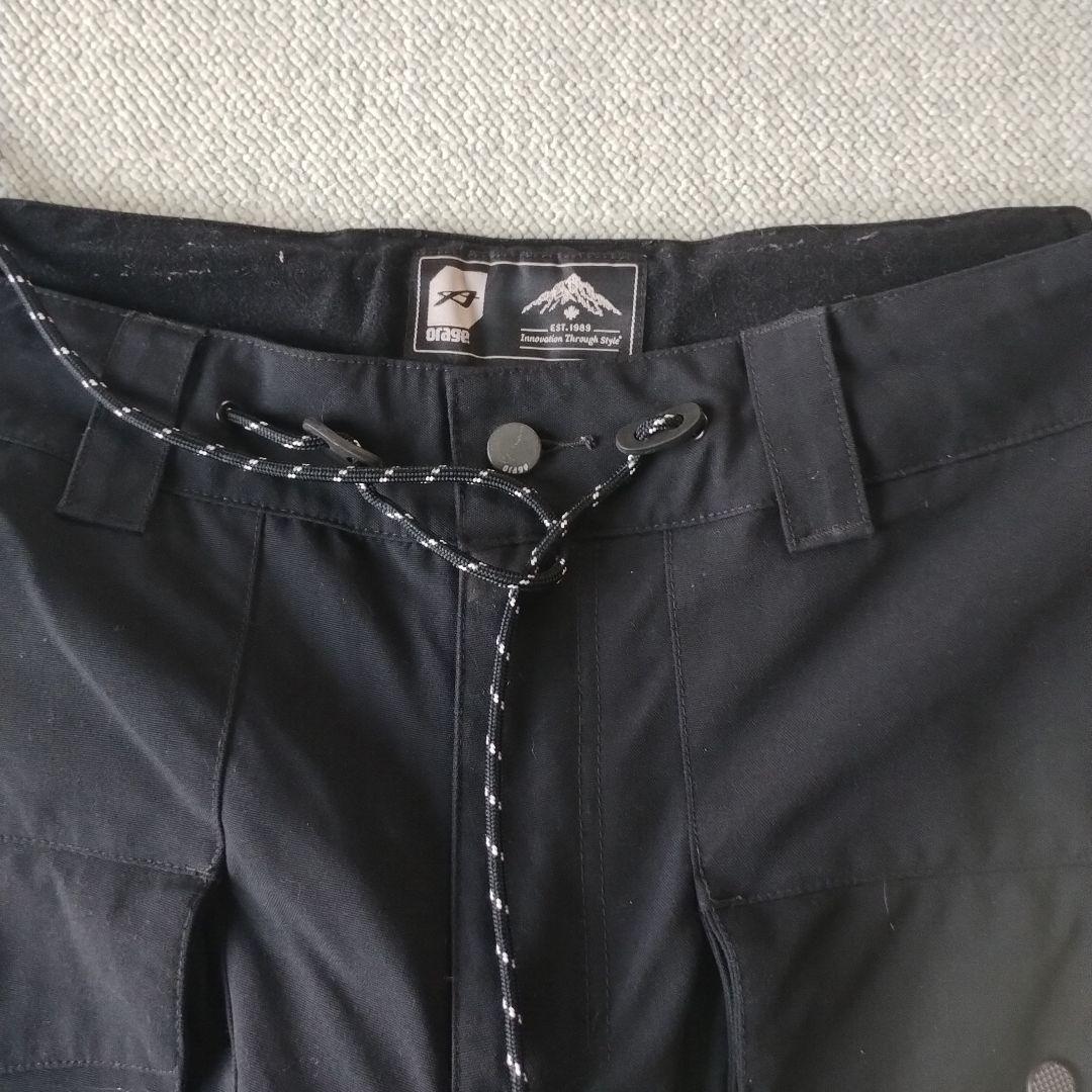 最終価格　ORAGEスキースノボウェア上下　Lサイズ　ブラック