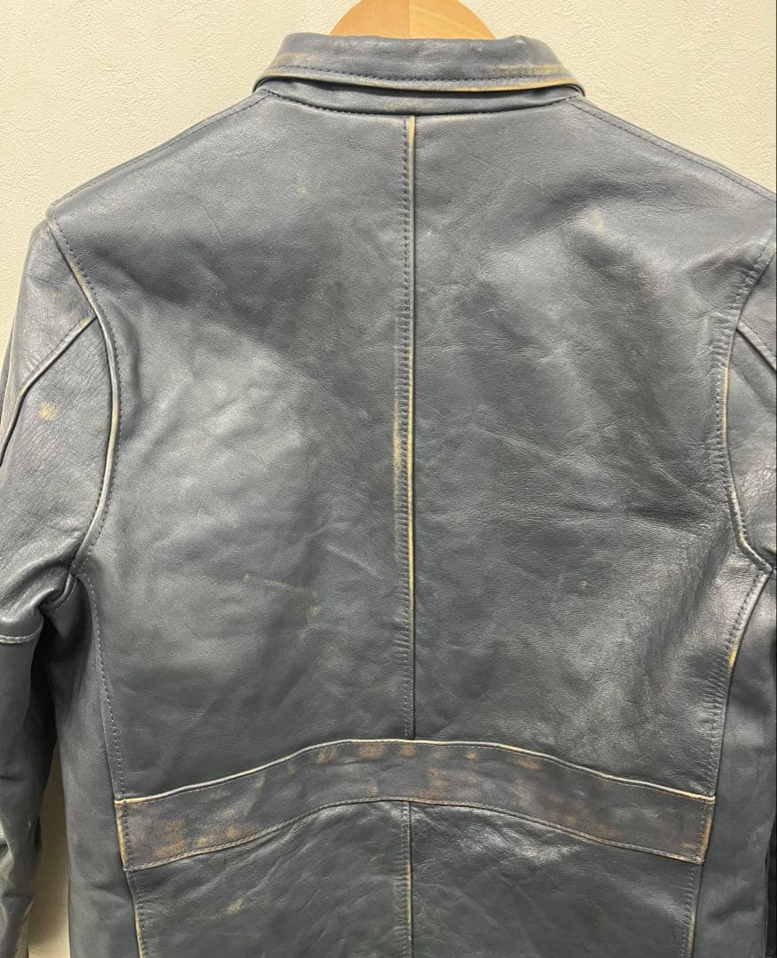 最終‼️ G&F WOLFMAN JACK レザー カーコート 定価29万