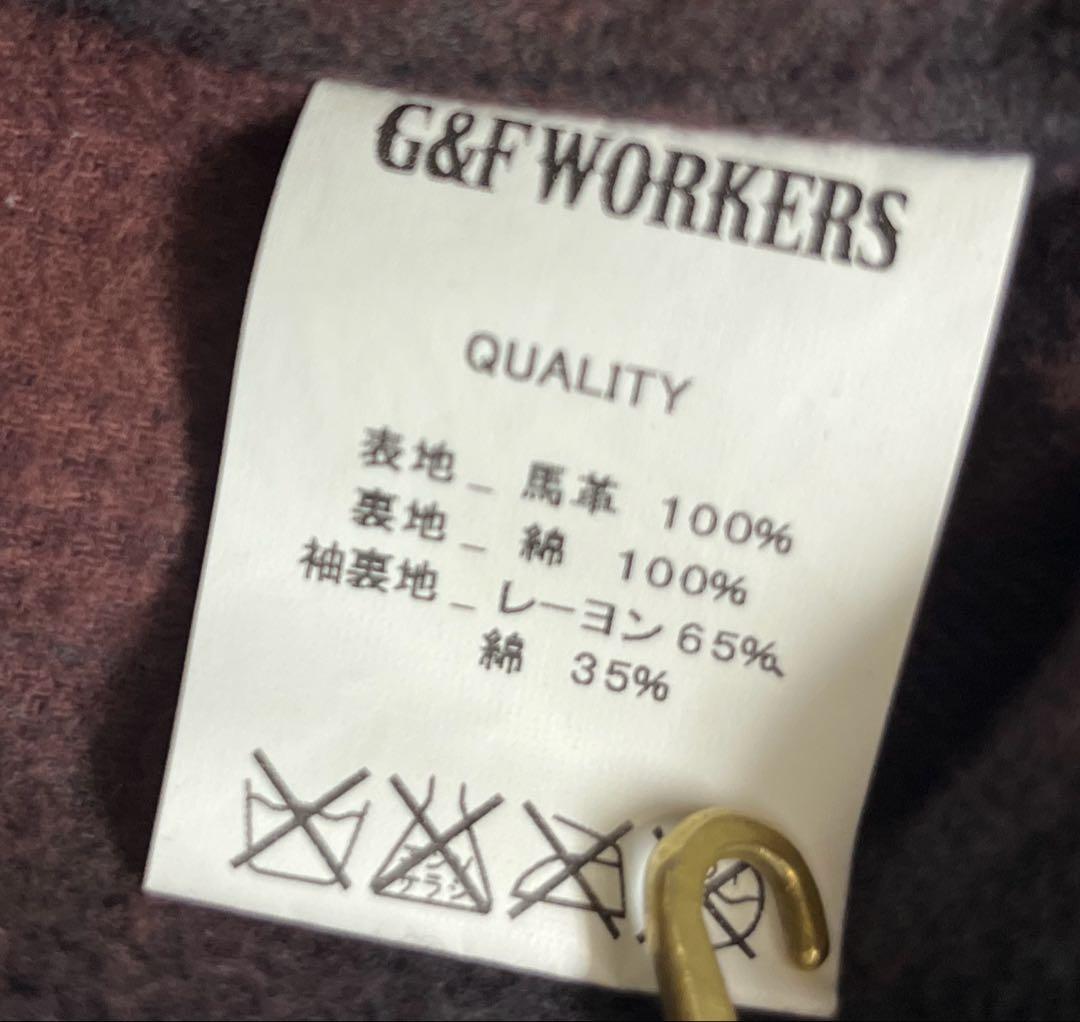 最終‼️ G&F WOLFMAN JACK レザー カーコート 定価29万