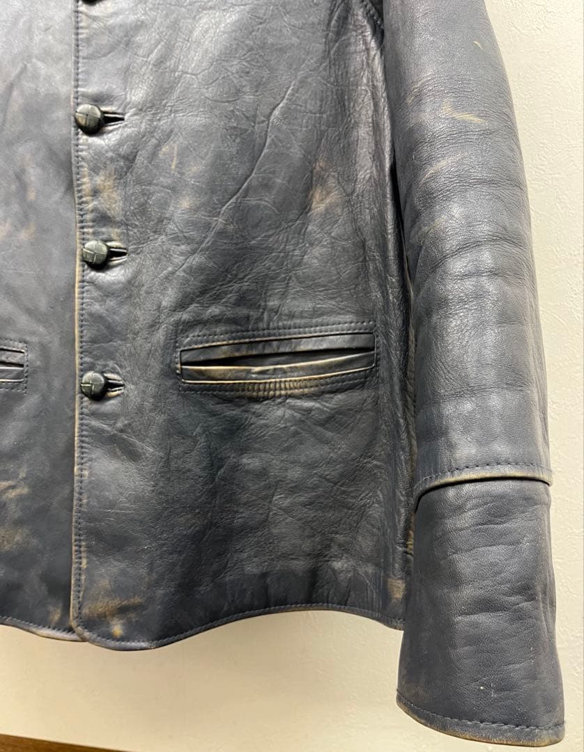 最終‼️ G&F WOLFMAN JACK レザー カーコート 定価29万