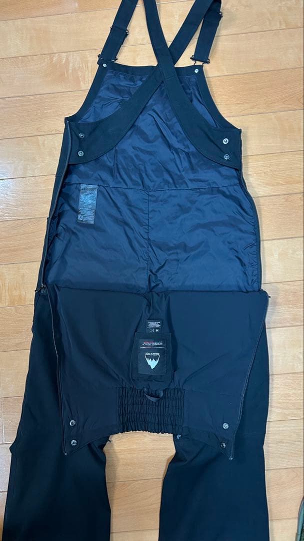 BURTON ビブパンツ Mサイズ　レディース　バートン　ブラック