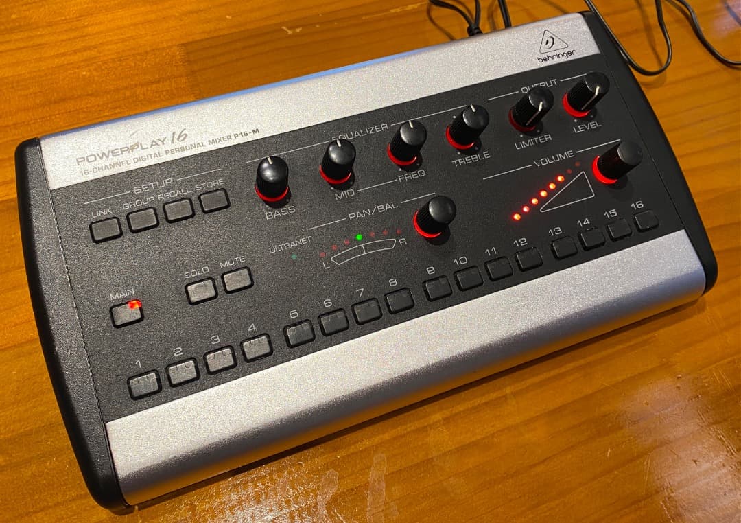 【中古】BEHRINGER パーソナルミキサー POWERPLAY P16-M