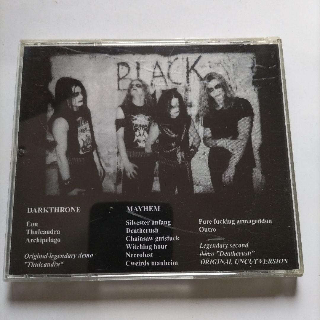 DARKTHRONE / MAYHEM CD　トゥルーブラックメタル