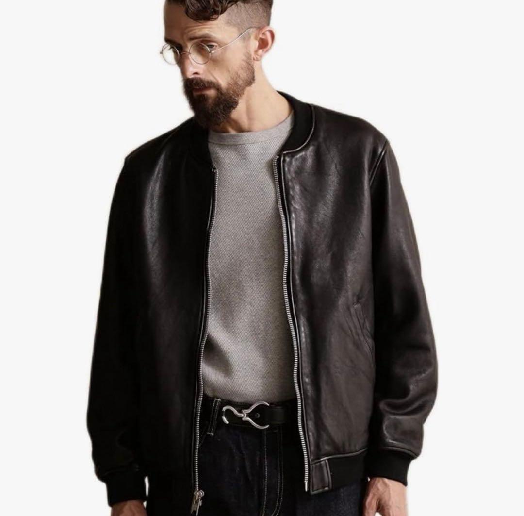 極美品‼️ショット バワリージャケット Schott ブラック XXL レザー 黒