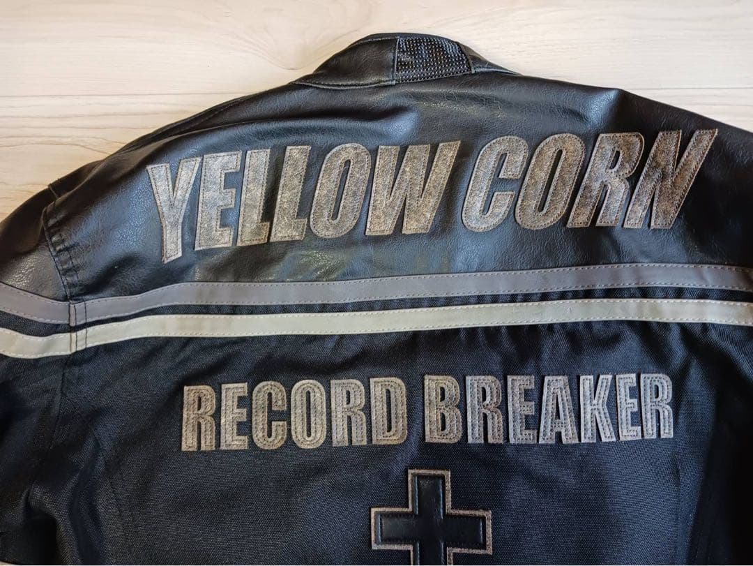 YELLOW CORN SLEDGE HAMMER レザージャケット
