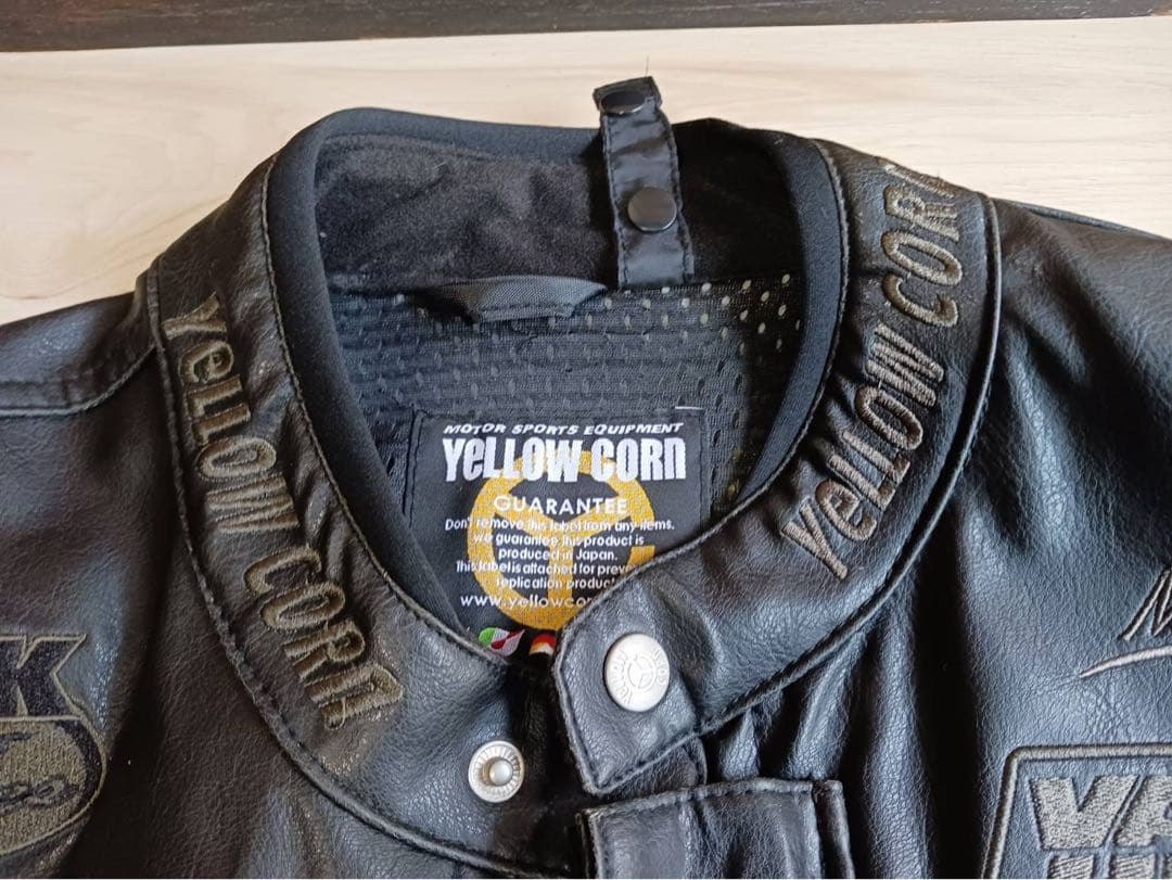YELLOW CORN SLEDGE HAMMER レザージャケット