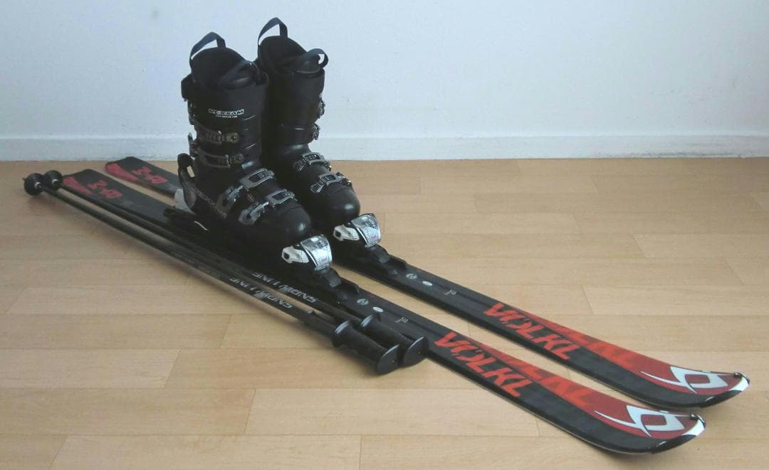 ■送料無料■VOLKL■メンズスキーセット■板159靴26-26.5■メンテ付■