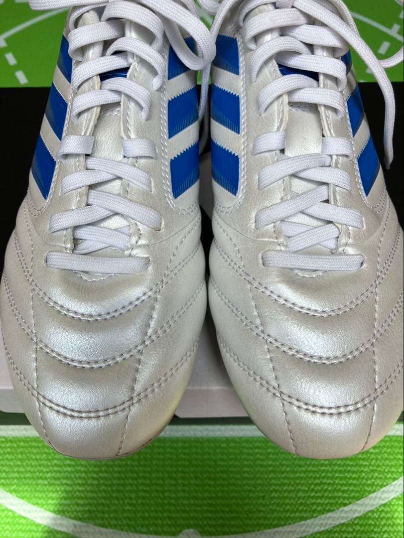 超美品　adidas コパアイコン2プロ　23.0cm 白青　大幅値下げ
