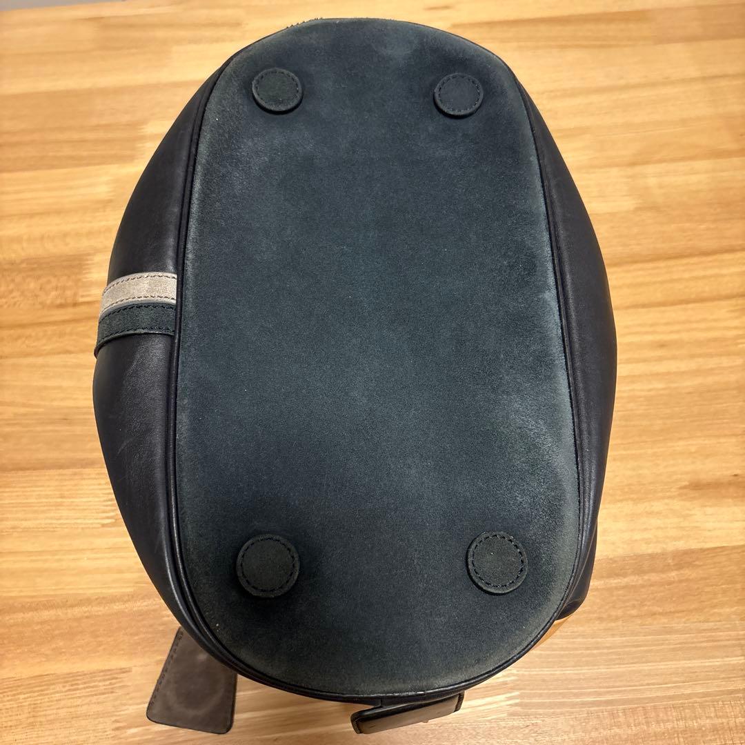 ポン太郎　値下げ★CELINE レザーハンドバッグ ミニボストン
