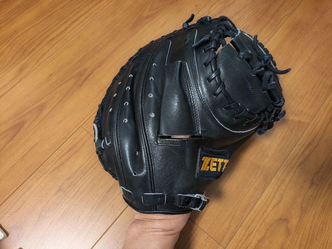 ZETT PROSTATUS 野球グローブ 黒 ボール付き