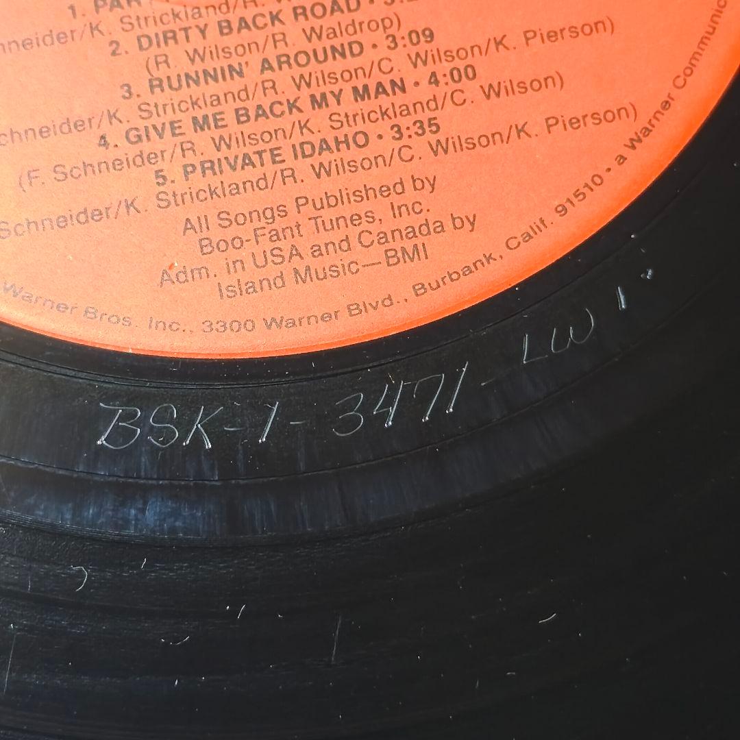 the B-52's Wild Planet　　1980年　USA盤