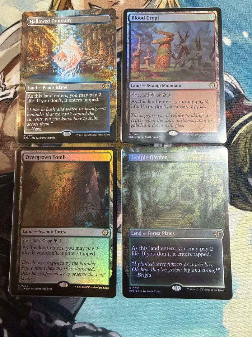 mtg 英語 神聖なる泉 血の墓所 草むした墓 寺院の庭 各種1枚
