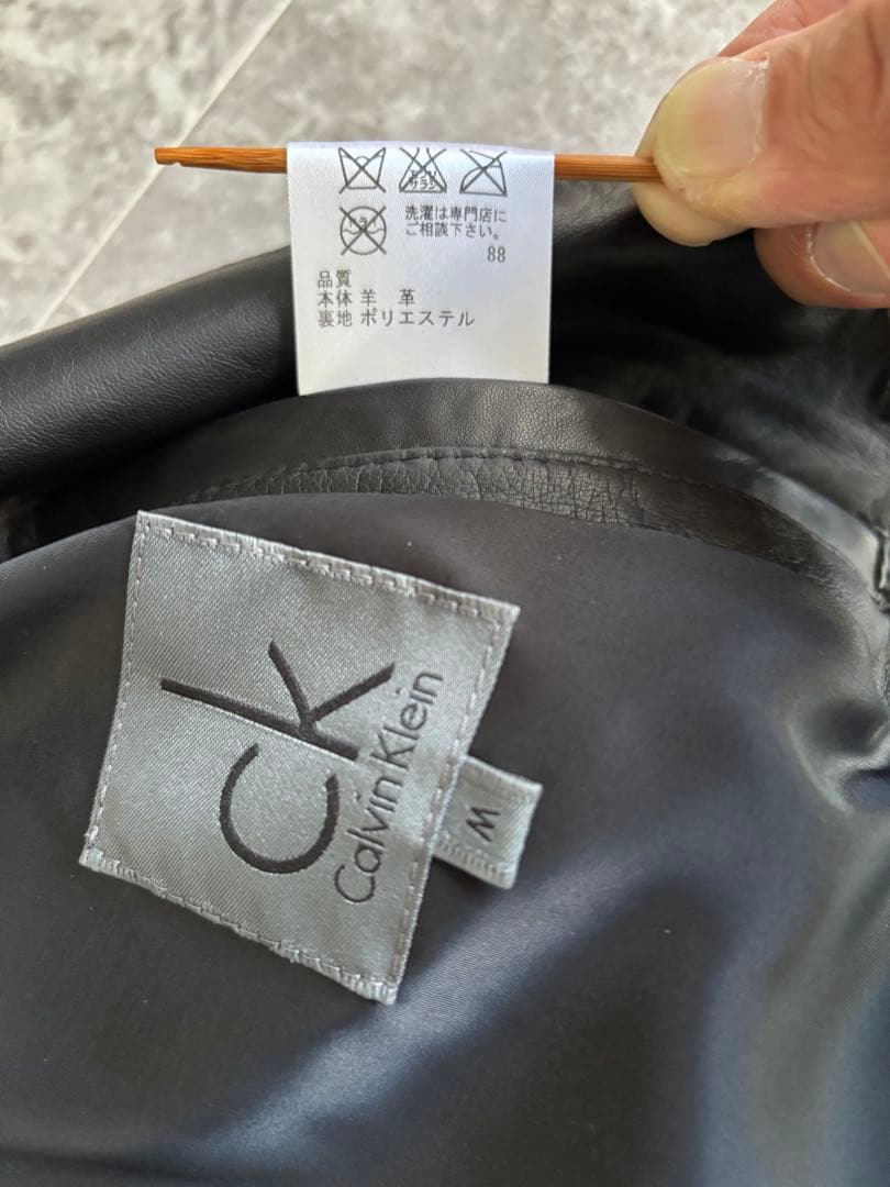 カルバンクライン　レザージャケット