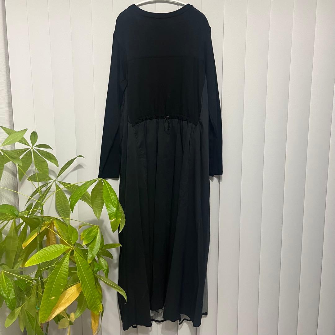 Rittan Mom LASUD【新品】異素材シアーレイヤードワンピース